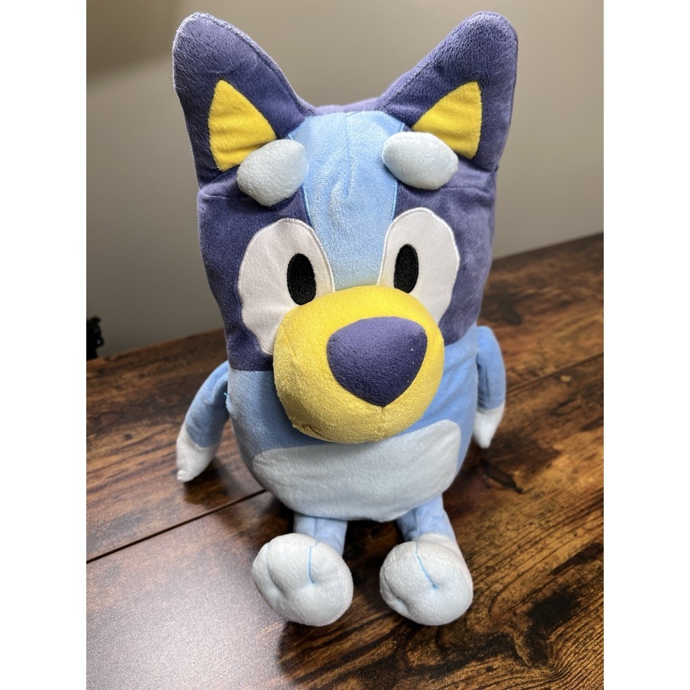 Luda Studios 2018 Bluey The Blue Heeler Large 18"‎ Plush Stuffed Animal Big Soft